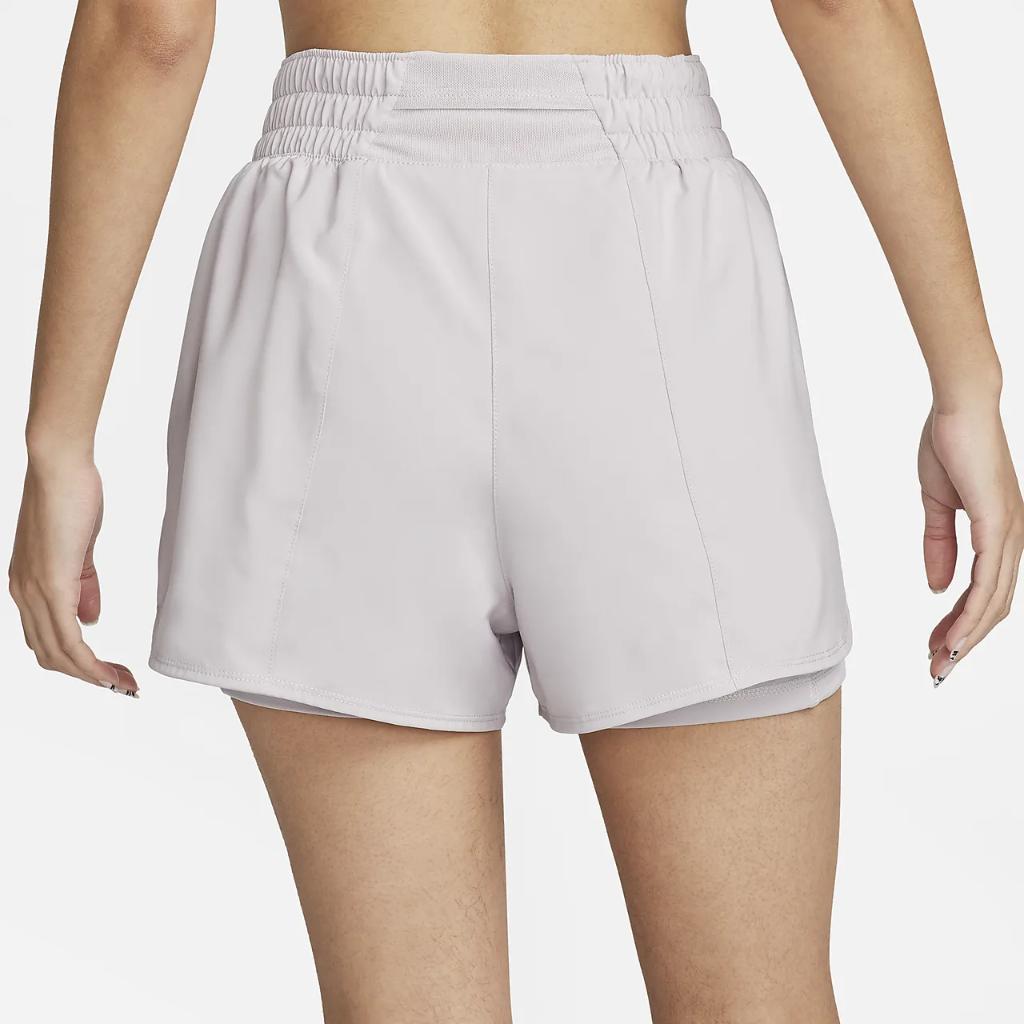 Nike One Women&#039;s Dri-FIT High-Waisted 3&quot; 2-in-1 Shorts DX6016-019