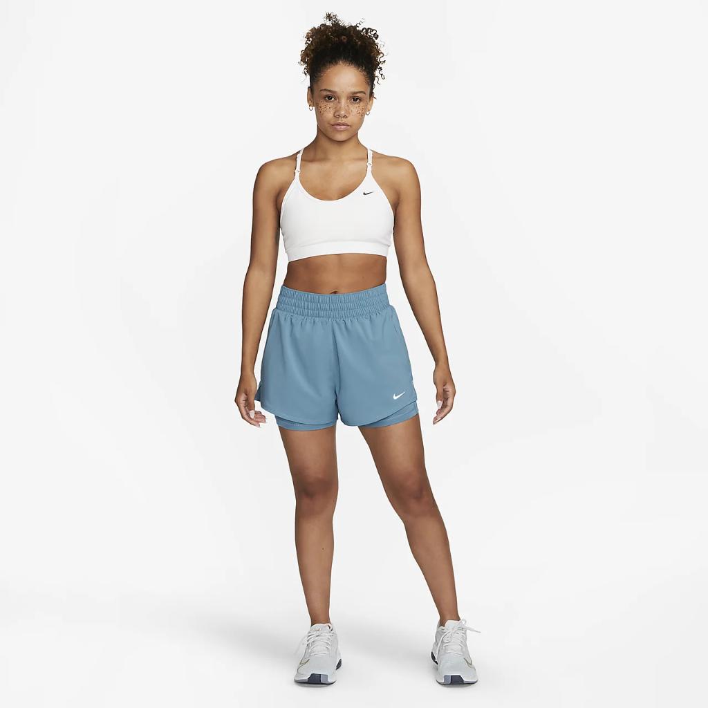 Nike Dri-FIT One Women&#039;s High-Waisted 3&quot; 2-in-1 Shorts DX6016-440