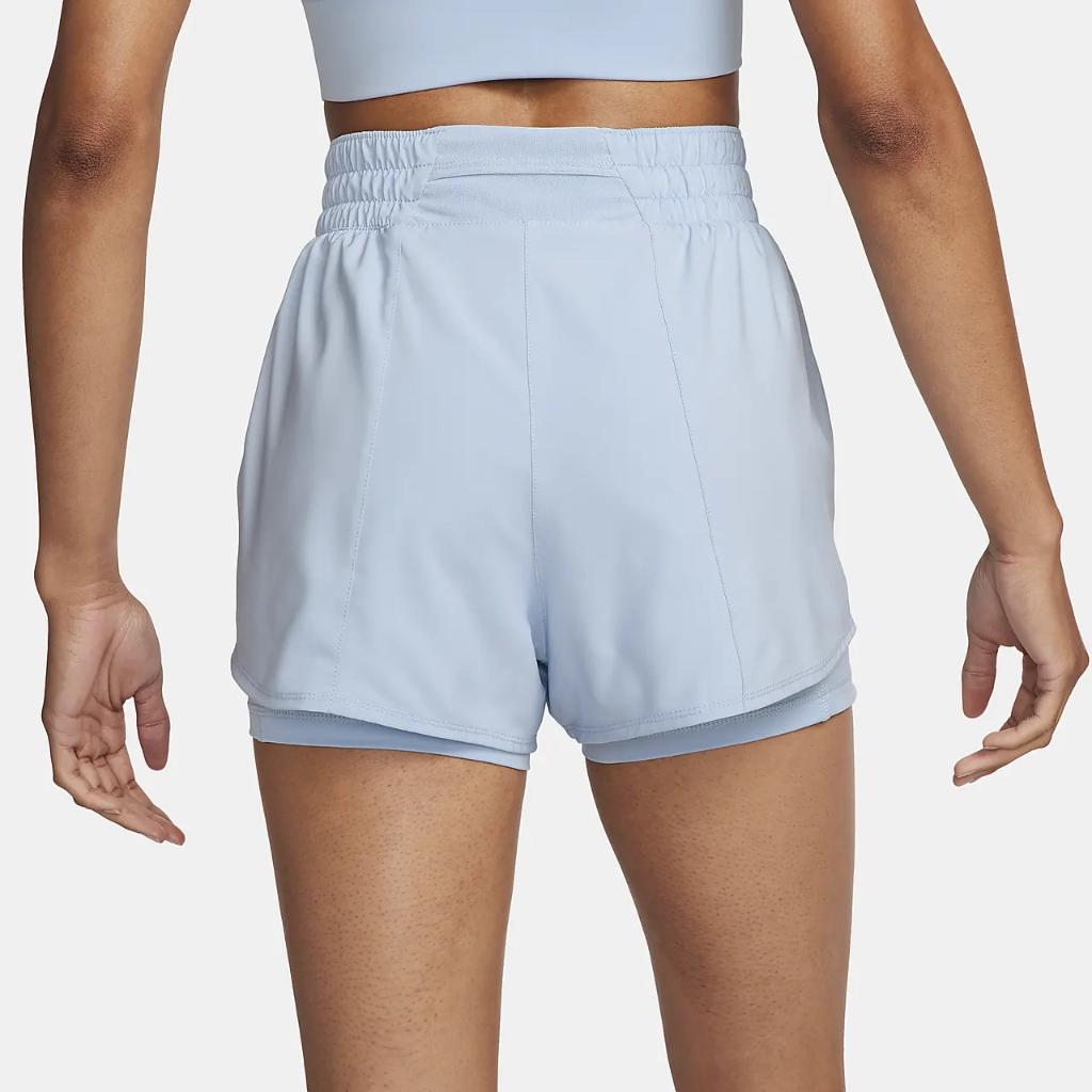 Nike One Women&#039;s Dri-FIT High-Waisted 3&quot; 2-in-1 Shorts DX6016-441