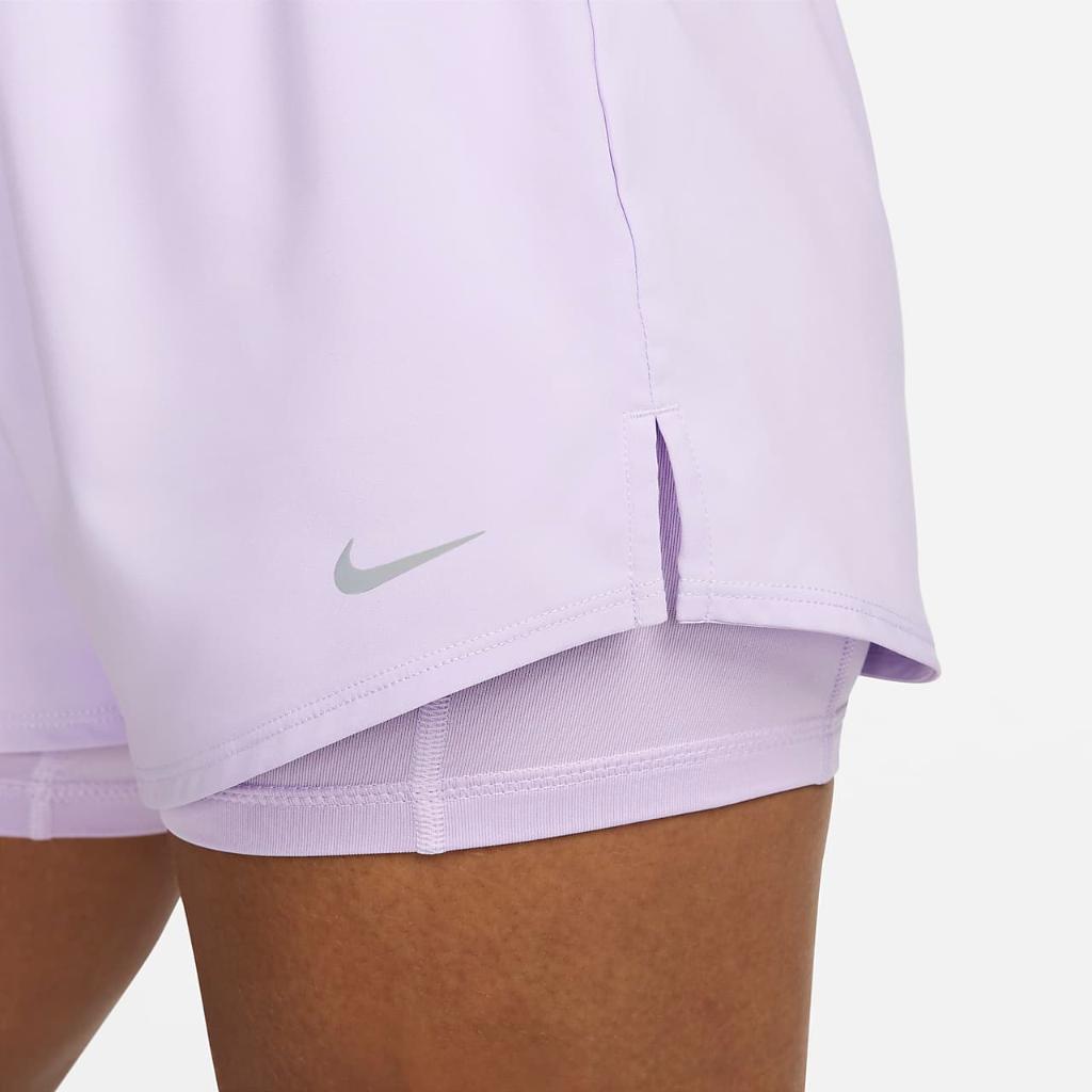 Nike One Women&#039;s Dri-FIT High-Waisted 3&quot; 2-in-1 Shorts DX6016-512