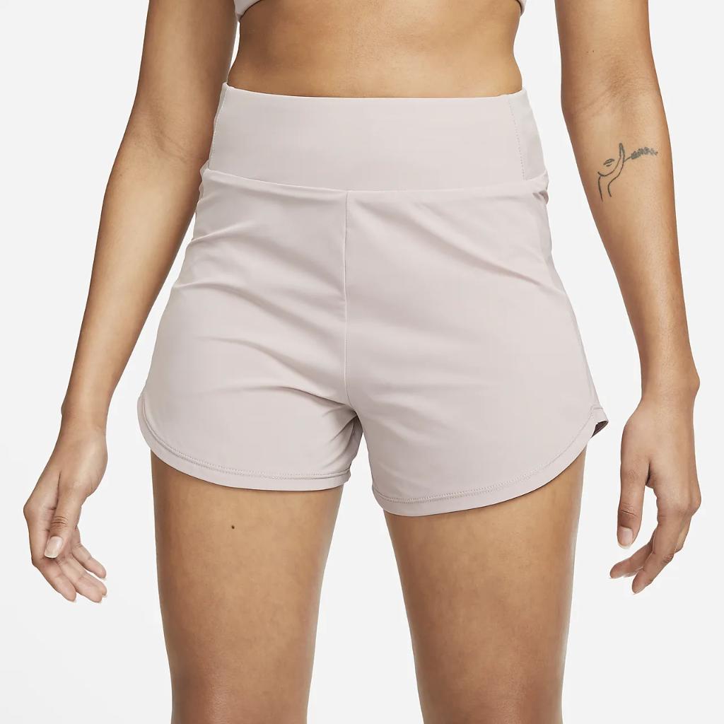Nike Dri-FIT Bliss Women&#039;s High-Waisted 3&quot; Brief-Lined Shorts DX6018-272