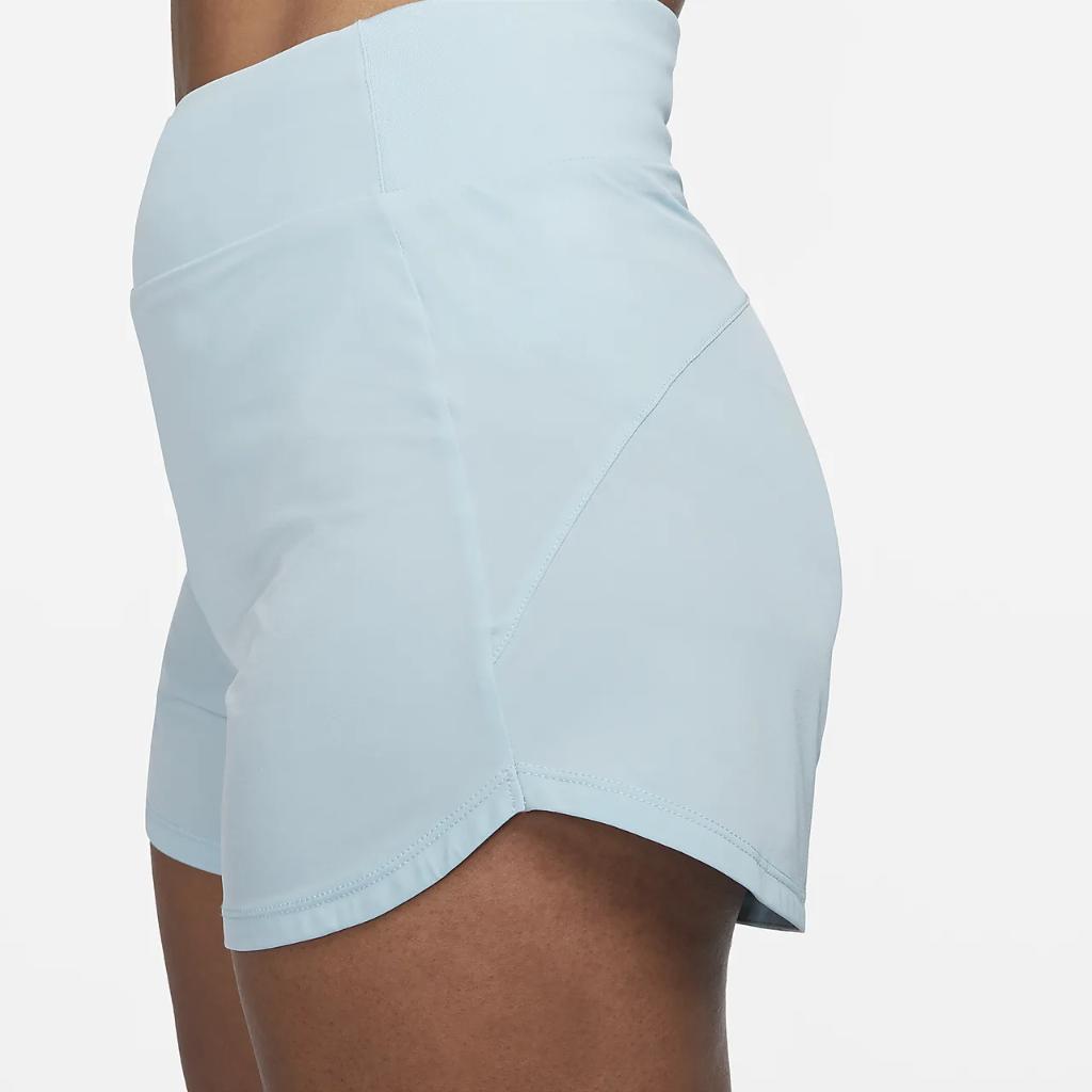 Nike Dri-FIT Bliss Women&#039;s High-Waisted 3&quot; Brief-Lined Shorts DX6018-442