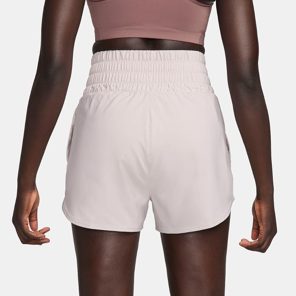 Nike One Women&#039;s Dri-FIT Ultra High-Waisted 3&quot; Brief-Lined Shorts DX6642-019