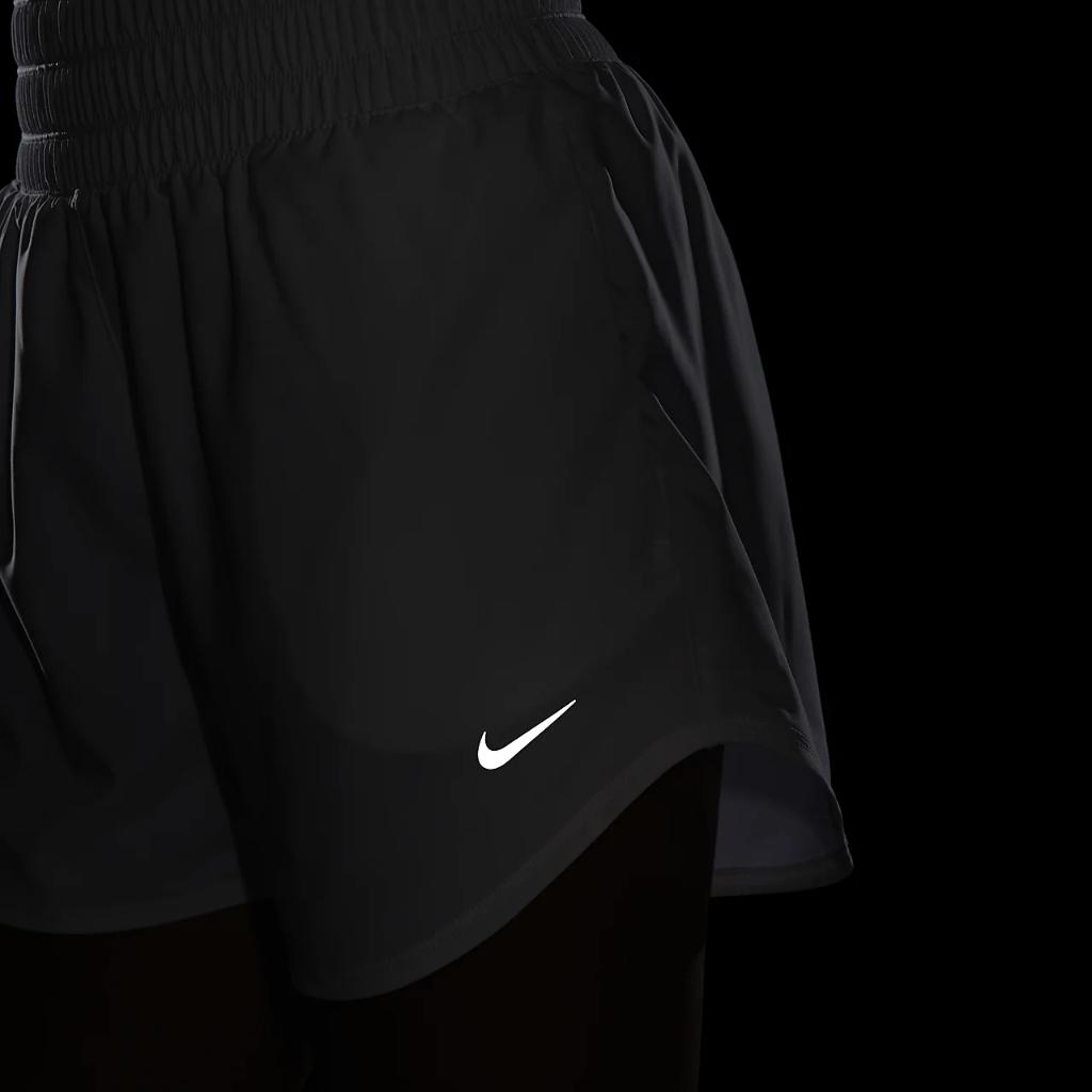 Nike One Women&#039;s Dri-FIT Ultra High-Waisted 3&quot; Brief-Lined Shorts DX6642-100