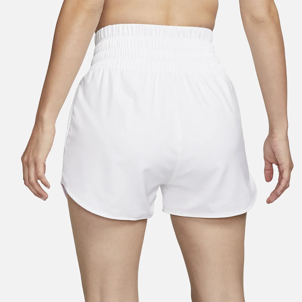 Nike One Women&#039;s Dri-FIT Ultra High-Waisted 3&quot; Brief-Lined Shorts DX6642-100