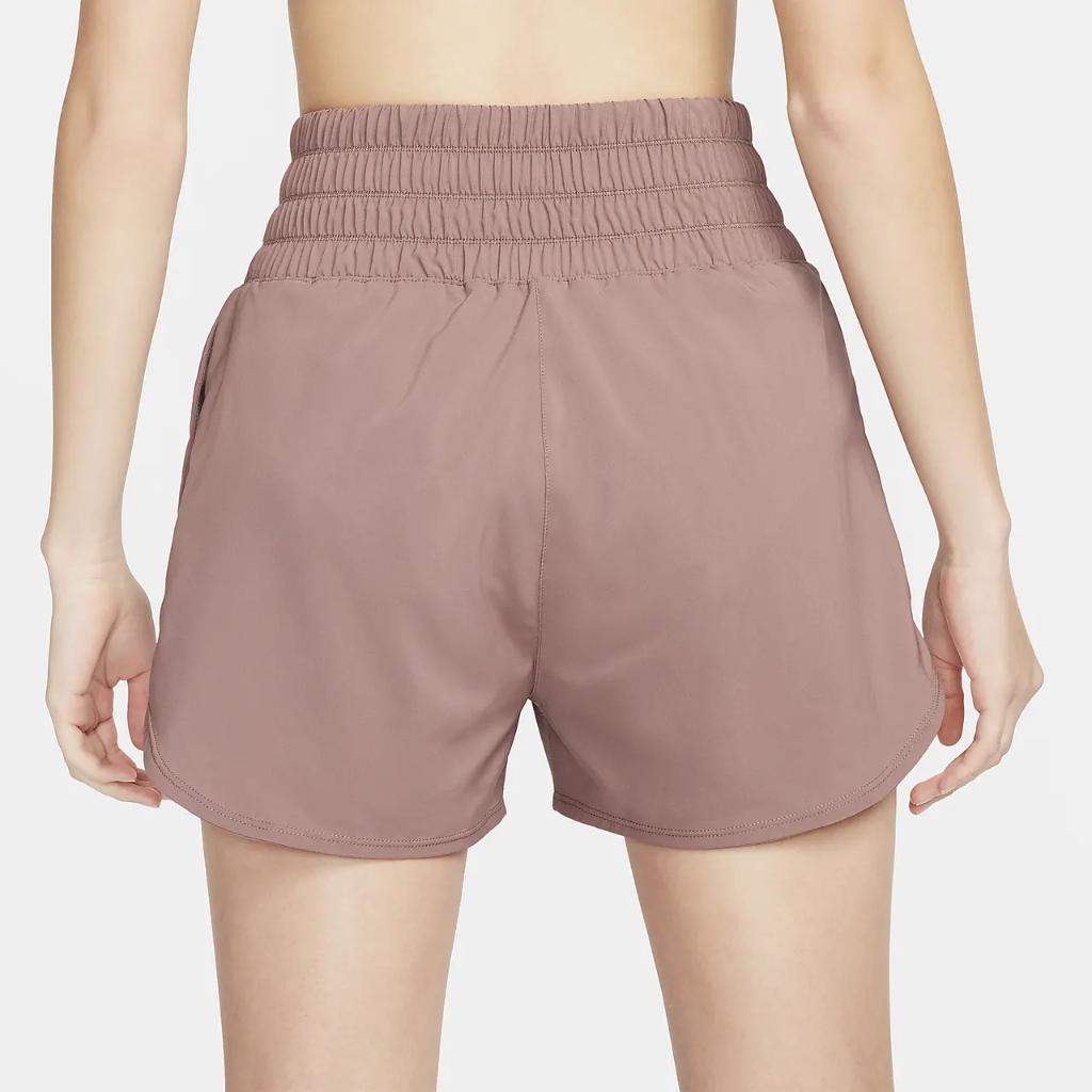 Nike One Women&#039;s Dri-FIT Ultra High-Waisted 3&quot; Brief-Lined Shorts DX6642-208