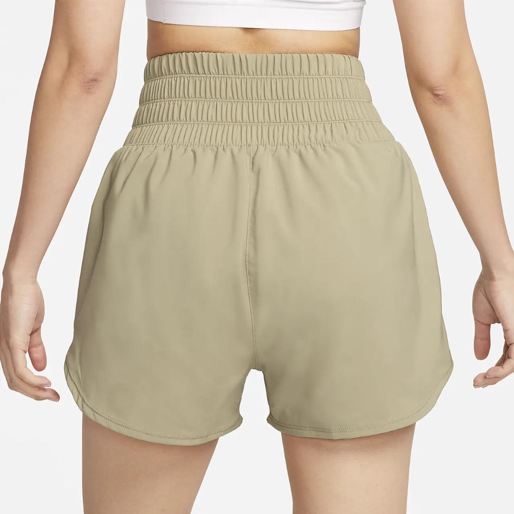 Nike One Women&#039;s Dri-FIT Ultra High-Waisted 3&quot; Brief-Lined Shorts DX6642-276