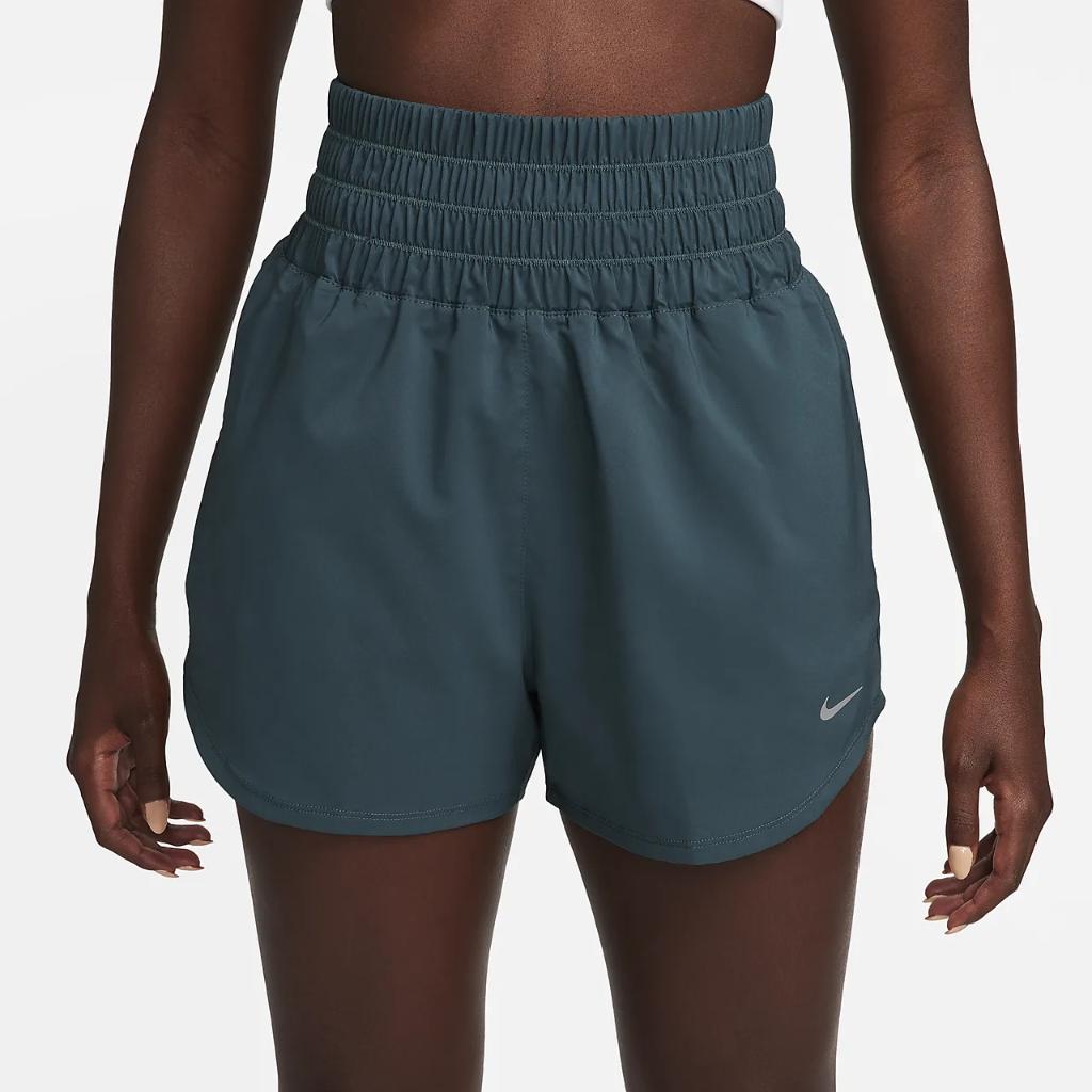 Nike One Women&#039;s Dri-FIT Ultra High-Waisted 3&quot; Brief-Lined Shorts DX6642-328
