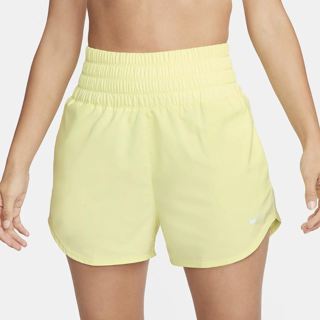 Nike One Women&#039;s Dri-FIT Ultra High-Waisted 3&quot; Brief-Lined Shorts DX6642-331