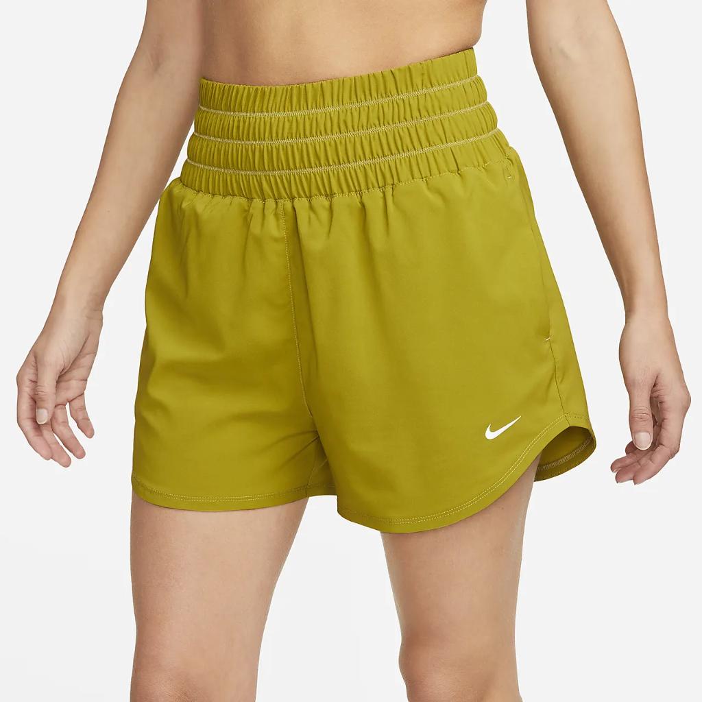 Nike Dri-FIT One Women&#039;s Ultra High-Waisted 3&quot; Brief-Lined Shorts DX6642-390