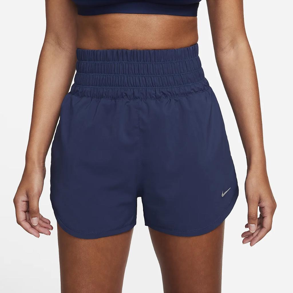 Nike One Women&#039;s Dri-FIT Ultra High-Waisted 3&quot; Brief-Lined Shorts DX6642-410