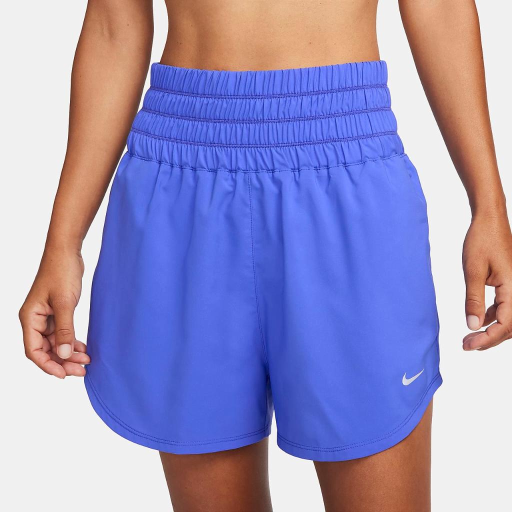 Nike One Women&#039;s Dri-FIT Ultra High-Waisted 3&quot; Brief-Lined Shorts DX6642-413