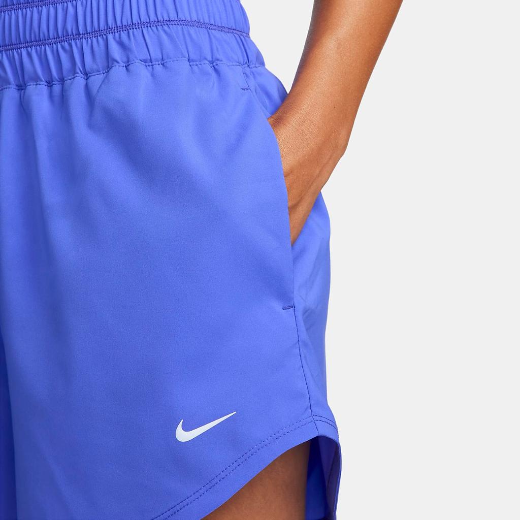Nike One Women&#039;s Dri-FIT Ultra High-Waisted 3&quot; Brief-Lined Shorts DX6642-413