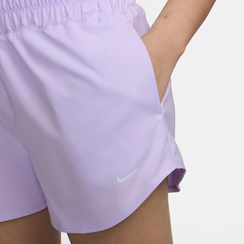 Nike One Women&#039;s Dri-FIT Ultra High-Waisted 3&quot; Brief-Lined Shorts DX6642-512
