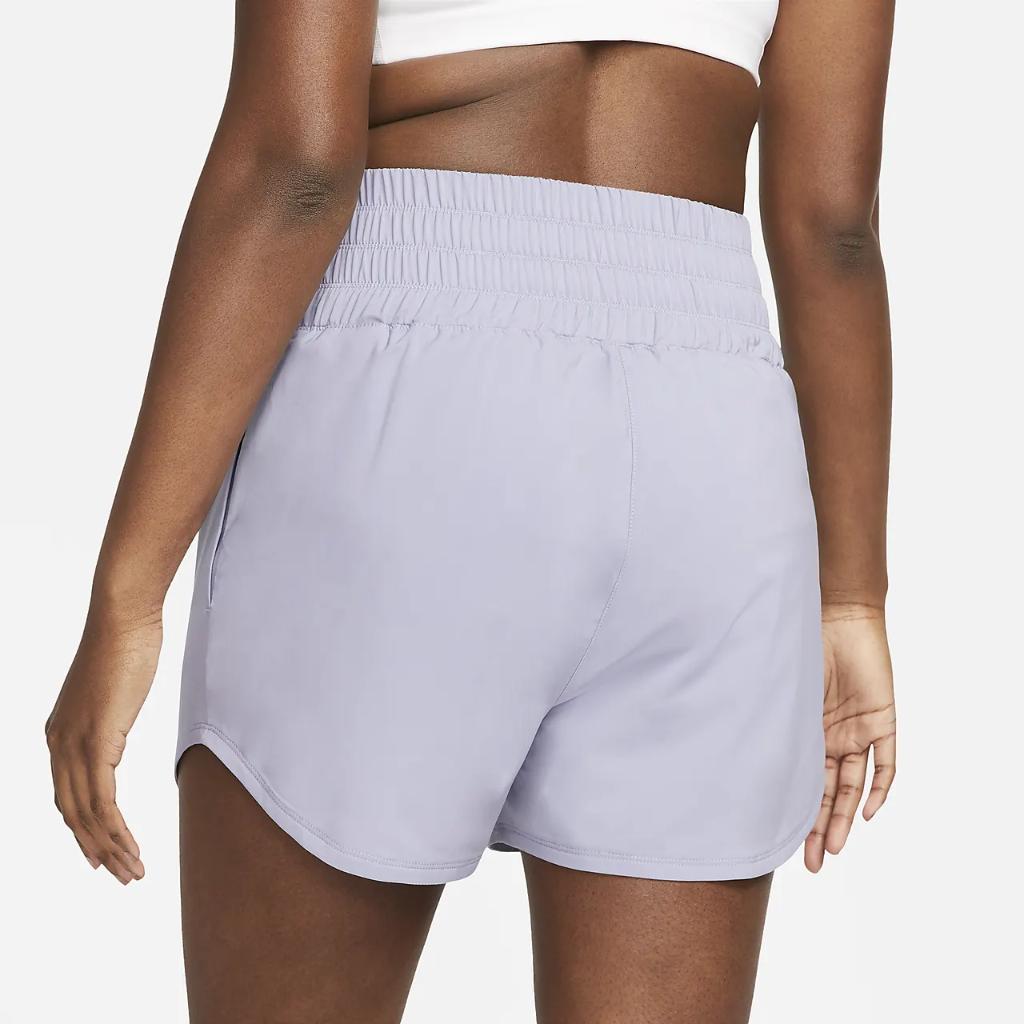 Nike One Women&#039;s Dri-FIT Ultra High-Waisted 3&quot; Brief-Lined Shorts DX6642-519
