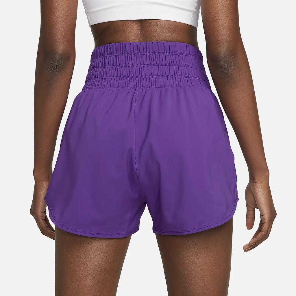 Nike One Women&#039;s Dri-FIT Ultra High-Waisted 3&quot; Brief-Lined Shorts DX6642-599