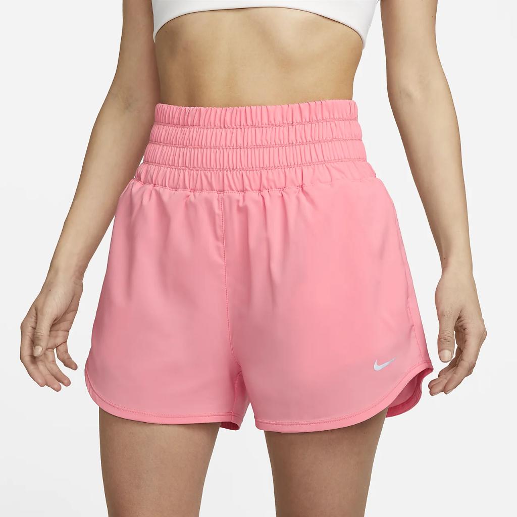 Nike One Women&#039;s Dri-FIT Ultra High-Waisted 3&quot; Brief-Lined Shorts DX6642-611