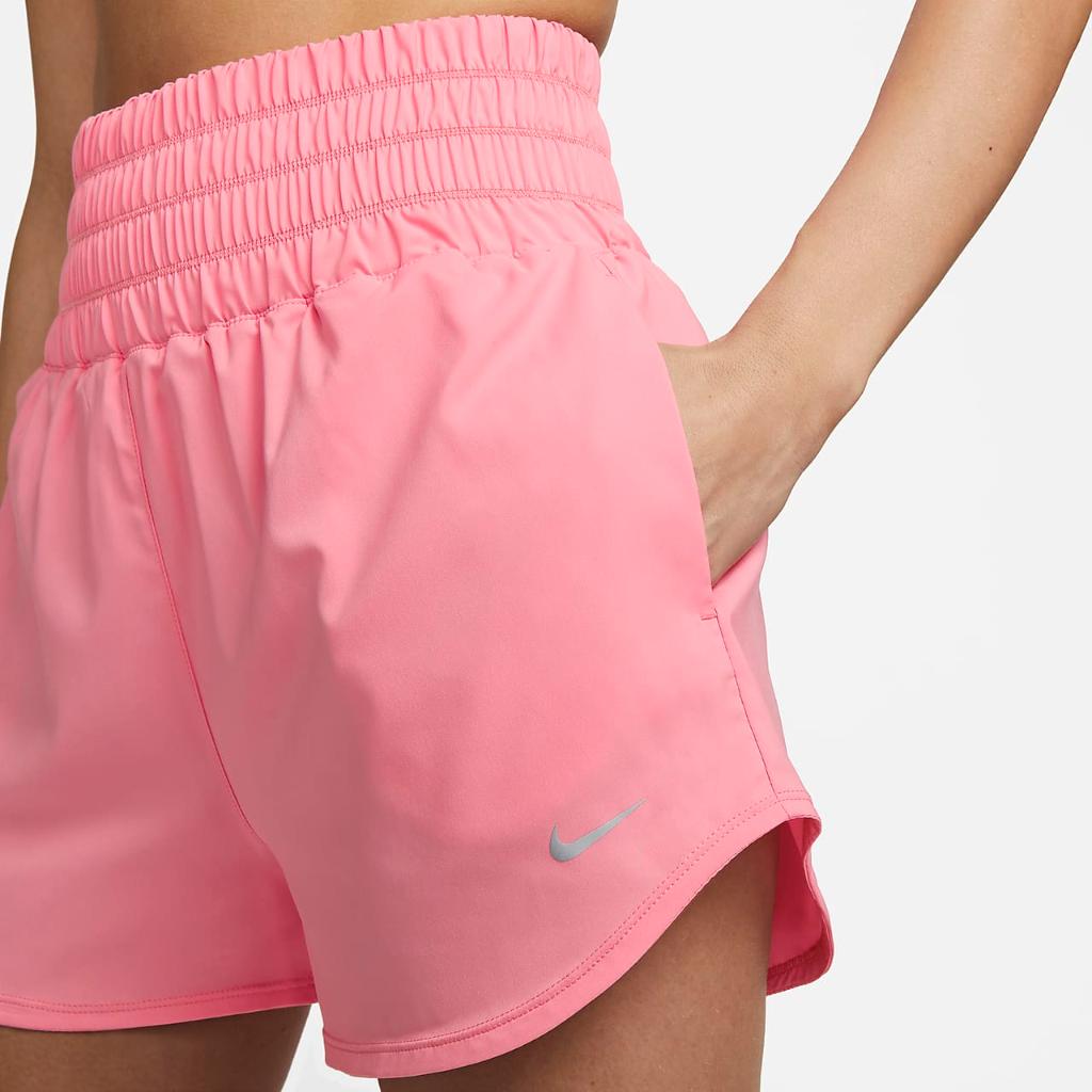 Nike One Women&#039;s Dri-FIT Ultra High-Waisted 3&quot; Brief-Lined Shorts DX6642-611