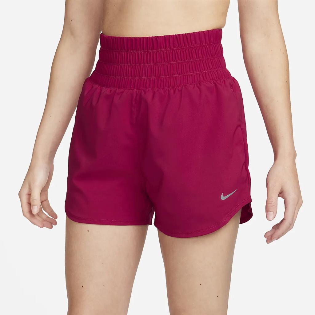 Nike One Women&#039;s Dri-FIT Ultra High-Waisted 3&quot; Brief-Lined Shorts DX6642-620