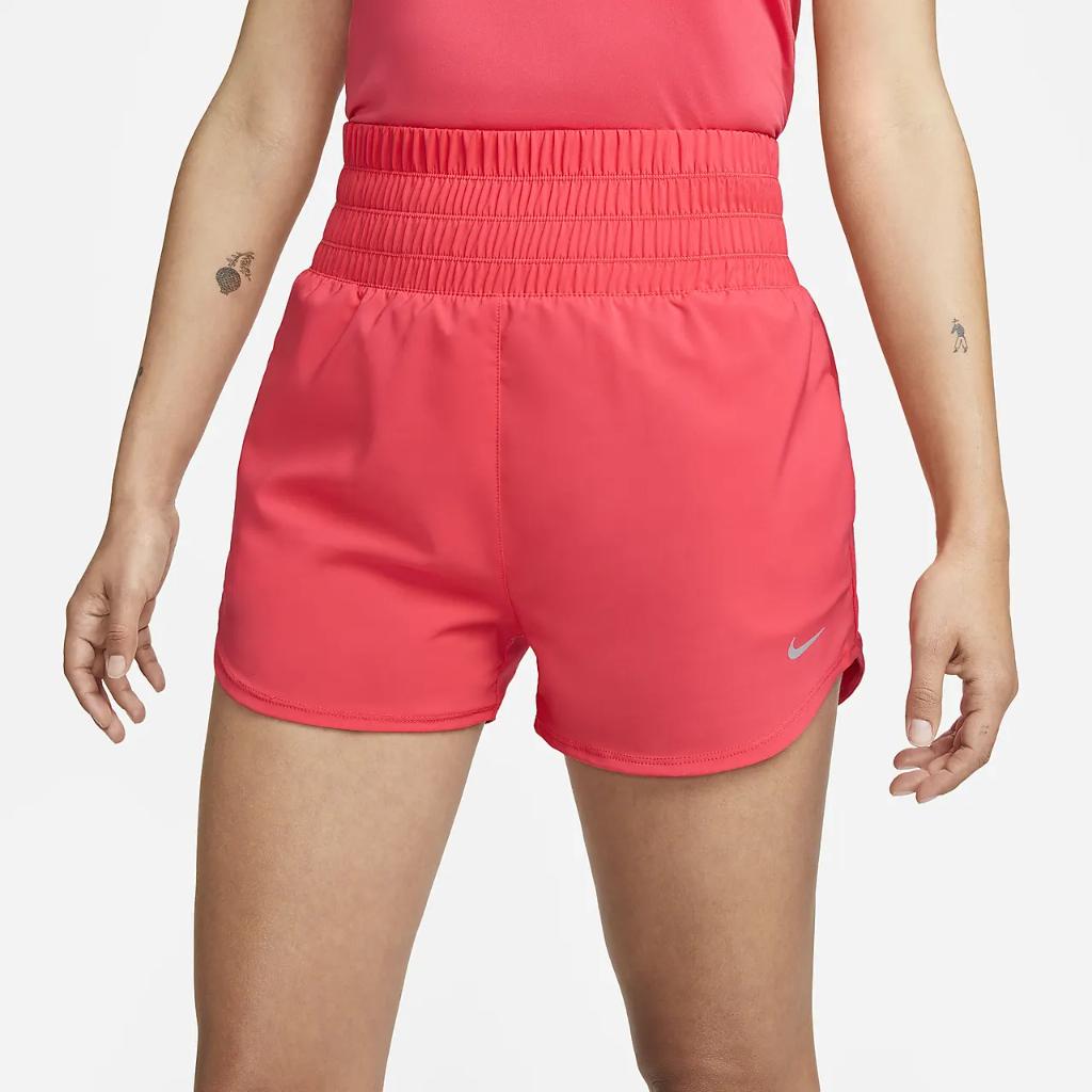 Nike One Women&#039;s Dri-FIT Ultra High-Waisted 3&quot; Brief-Lined Shorts DX6642-648