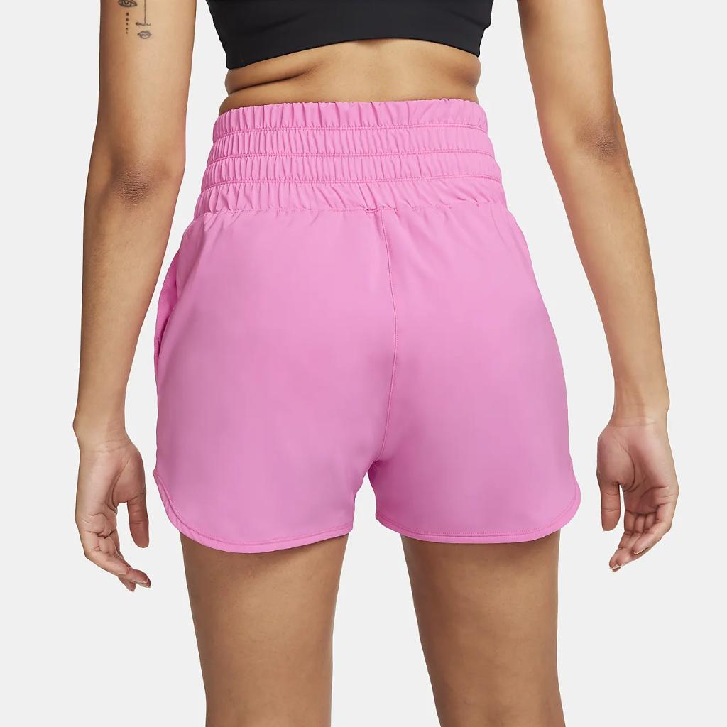 Nike One Women&#039;s Dri-FIT Ultra High-Waisted 3&quot; Brief-Lined Shorts DX6642-675