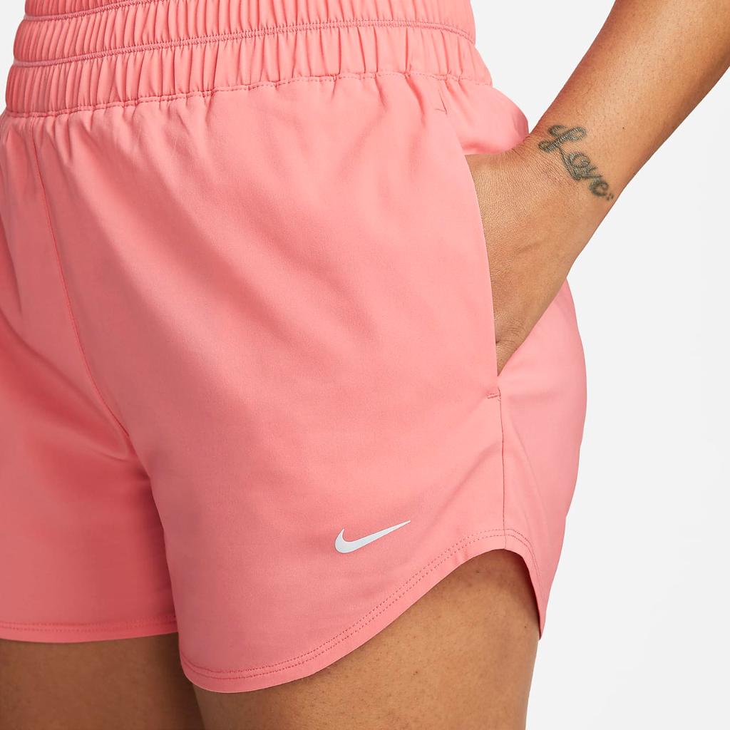 Nike Dri-FIT One Women&#039;s Ultra High-Waisted 3&quot; Brief-Lined Shorts DX6642-894