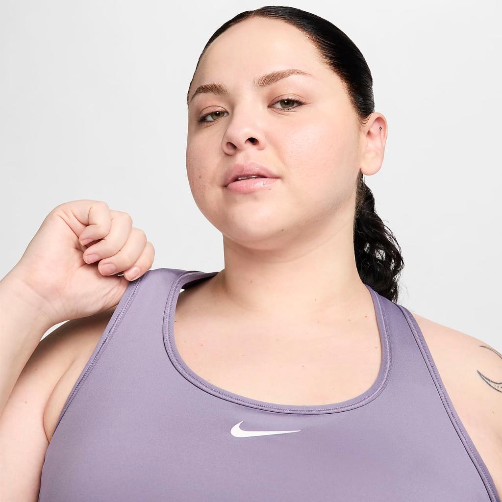 Nike Swoosh Medium Support Women&#039;s Padded Sports Bra (Plus Size) DX6823-509