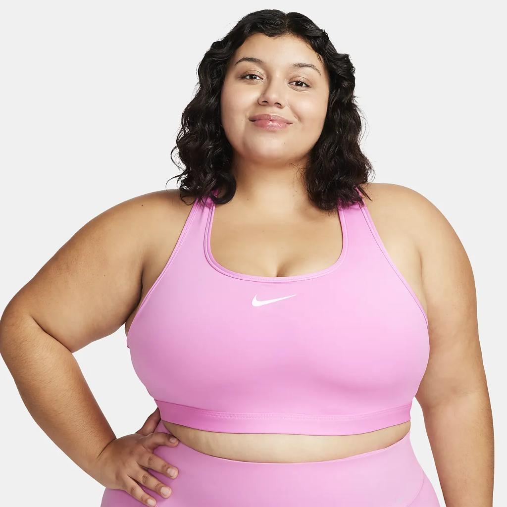 Nike Swoosh Medium Support Women&#039;s Padded Sports Bra (Plus Size) DX6823-675
