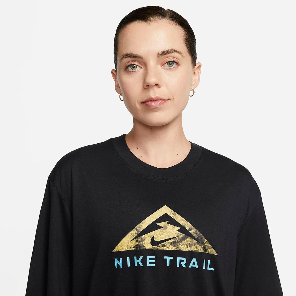 Nike Dri-FIT Trail Women&#039;s Short Sleeve Tee DX7896-010
