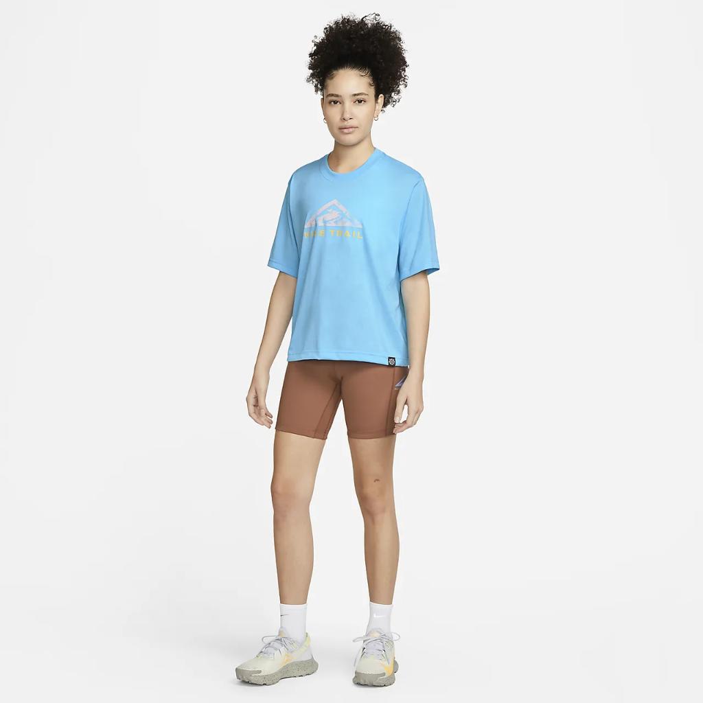 Nike Dri-FIT Trail Women&#039;s Short Sleeve Tee DX7896-416