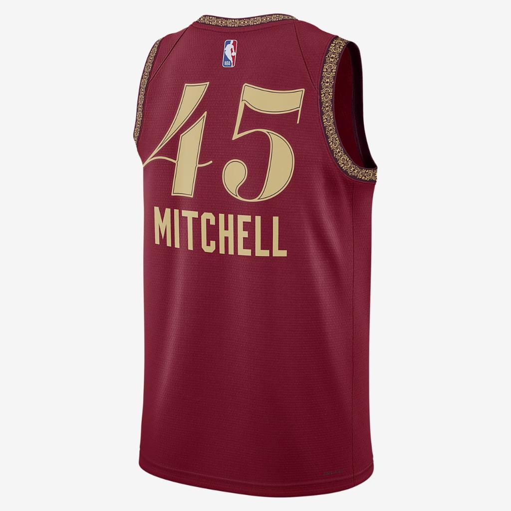 Donovan Mitchell Cleveland Cavaliers City Edition 2023/24 Men&#039;s Nike Dri-FIT NBA Swingman Jersey DX8498-601