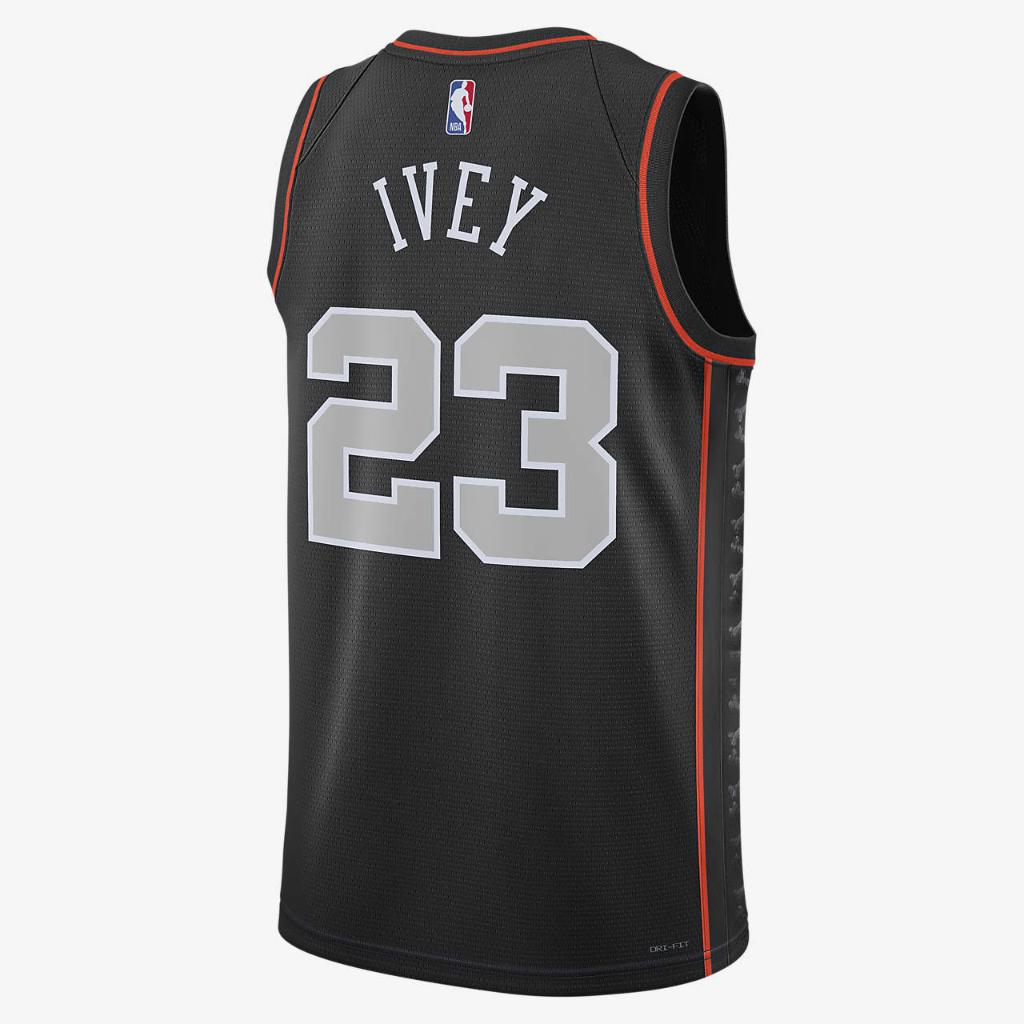 Jaden Ivey Detroit Pistons City Edition 2023/24 Men&#039;s Nike Dri-FIT NBA Swingman Jersey DX8501-011
