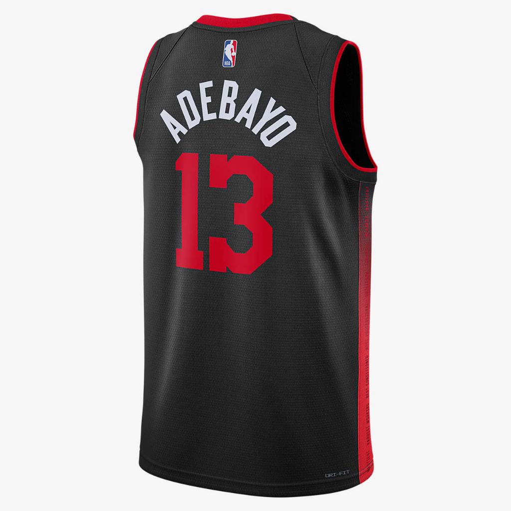 Bam Adebayo Miami Heat City Edition 2023/24 Men&#039;s Nike Dri-FIT NBA Swingman Jersey DX8508-012