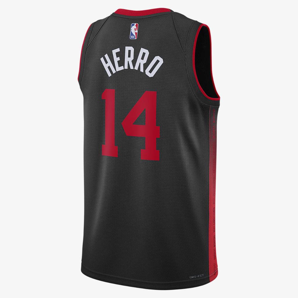 Tyler Herro Miami Heat City Edition 2023/24 Men&#039;s Nike Dri-FIT NBA Swingman Jersey DX8508-013