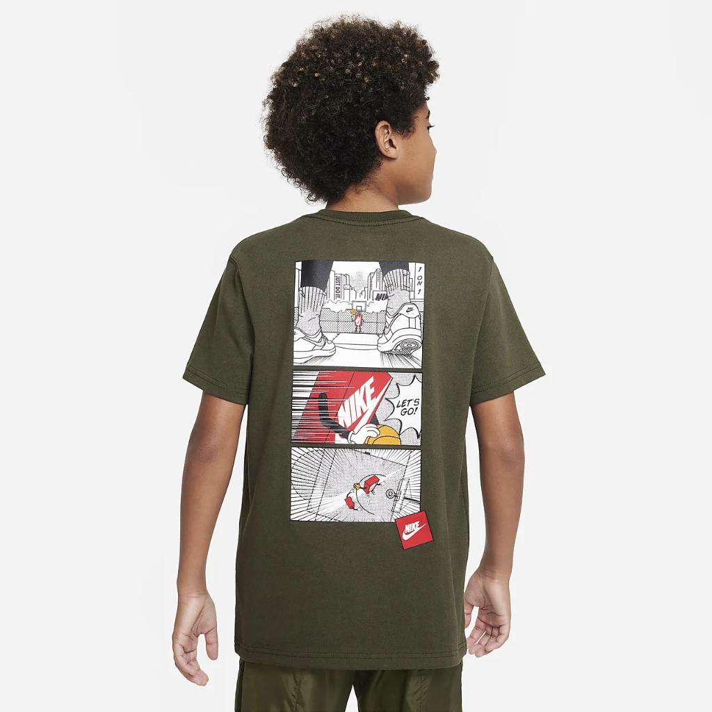 Nike Sportswear Big Kids&#039; T-Shirt DX9527-325
