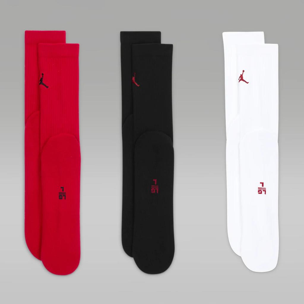 Jordan Everyday Crew Socks (3 pairs) DX9632-918