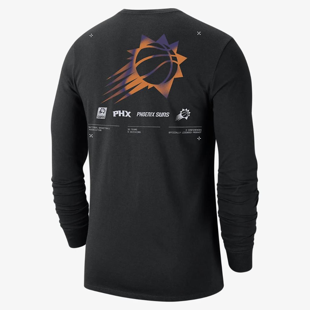 Phoenix Suns Men&#039;s Nike NBA Long-Sleeve T-Shirt DZ0364-010