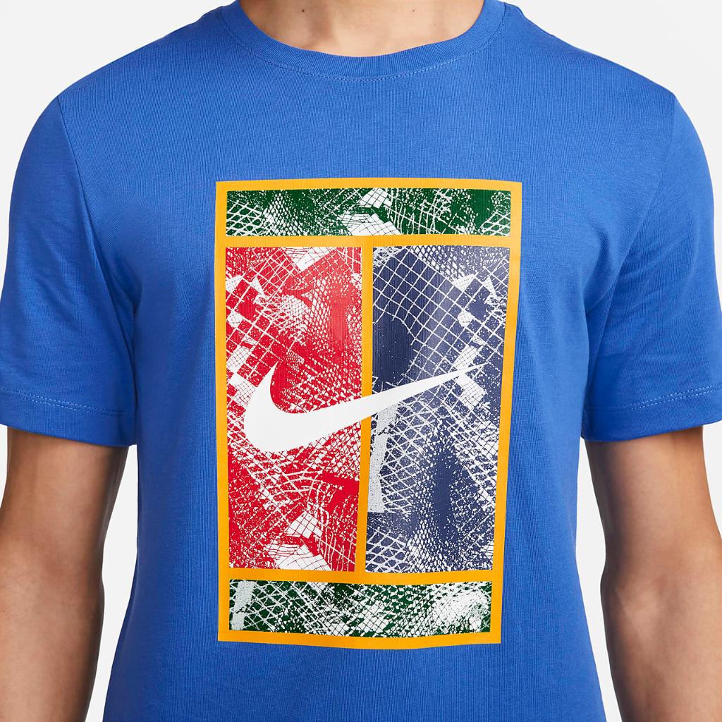 NikeCourt Men&#039;s Tennis T-Shirt DZ2637-480