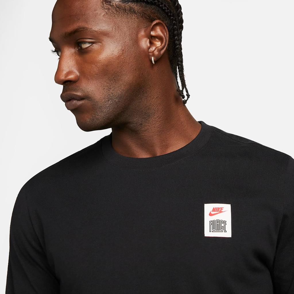 Nike Men&#039;s Long-Sleeve Basketball T-Shirt DZ2689-010