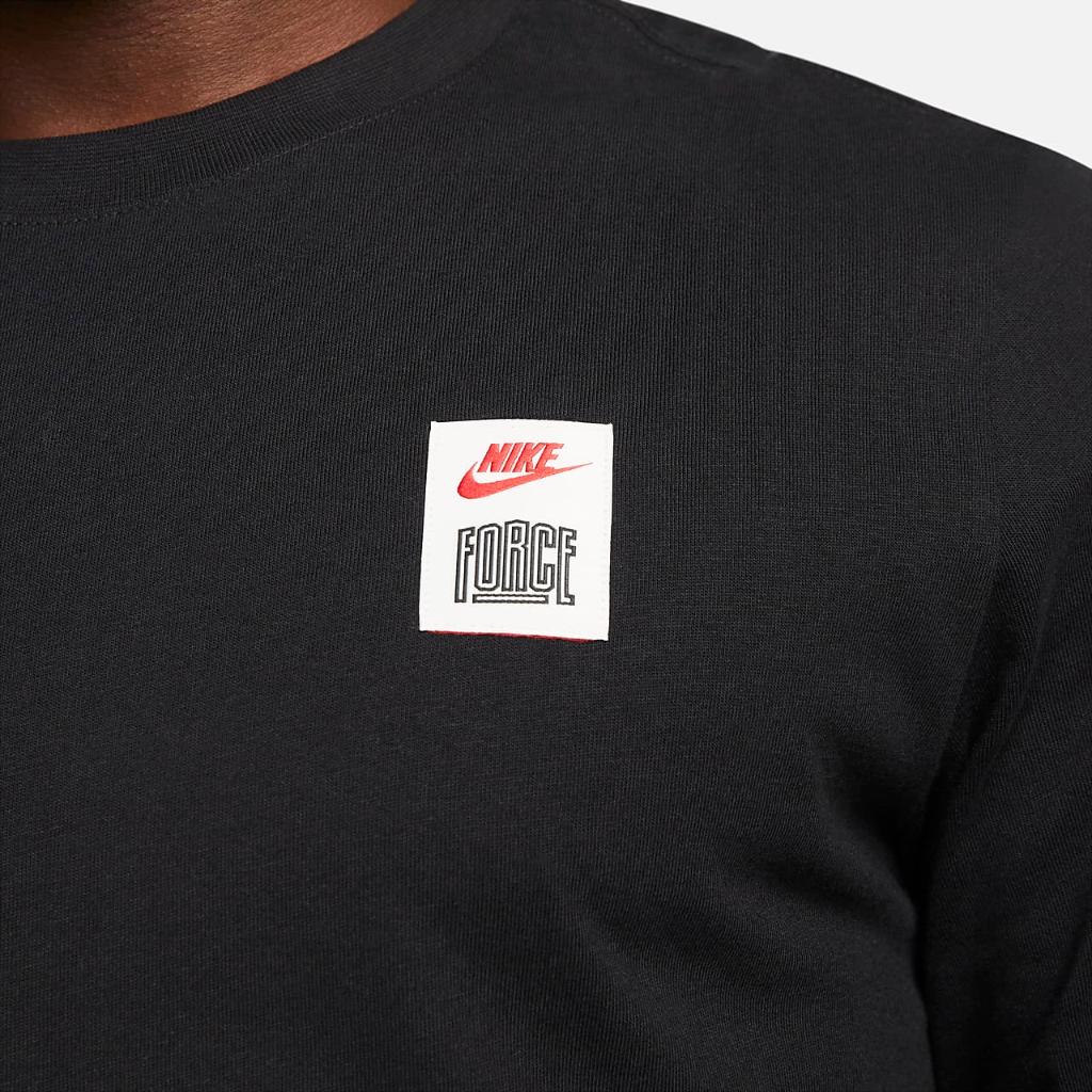 Nike Men&#039;s Long-Sleeve Basketball T-Shirt DZ2689-010