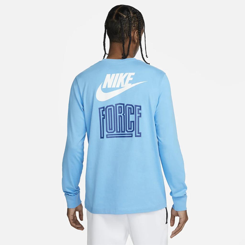 Nike Men&#039;s Long-Sleeve Basketball T-Shirt DZ2689-416