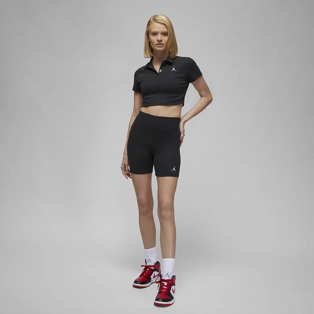 Jordan Women&#039;s Ribbed Bike Shorts DZ3180-010