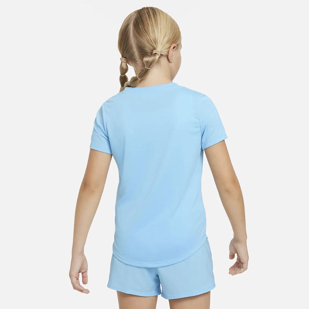 Nike Dri-FIT Big Kids&#039; (Girls&#039;) Training T-Shirt DZ3581-407