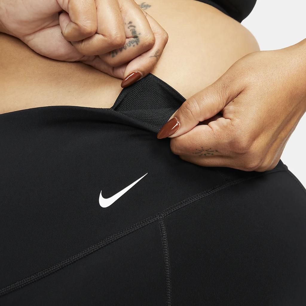 Nike One Leak Protection: Period Women&#039;s Mid-Rise 7&quot; Biker Shorts (Plus Size) DZ5372-010