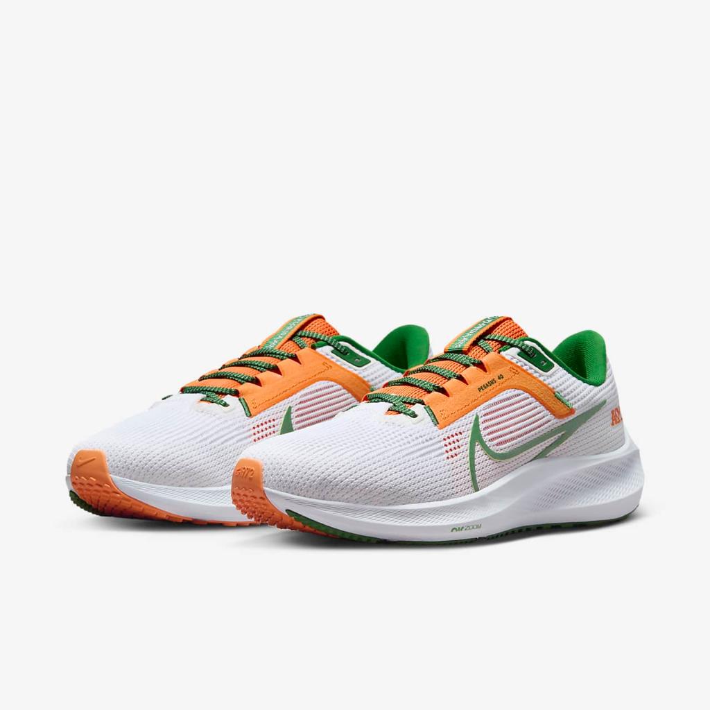 Nike Pegasus 40 (FAMU) Men&#039;s Road Running Shoes DZ5941-100