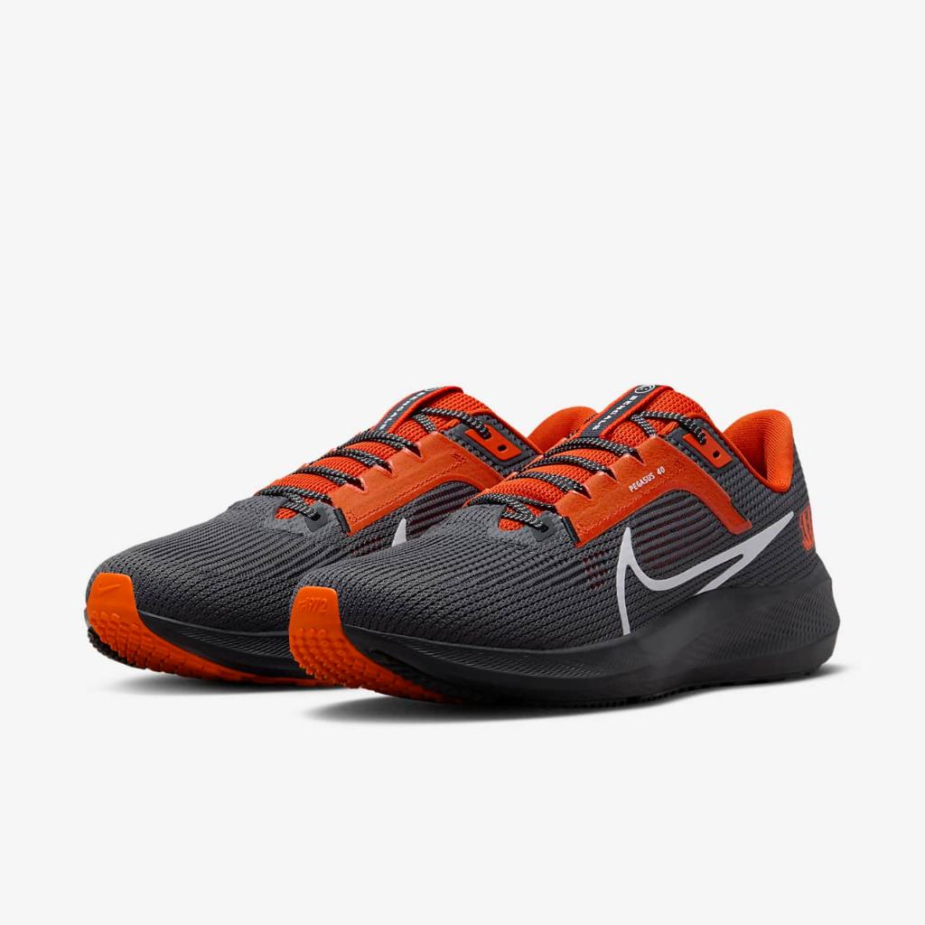 Nike Pegasus 40 (NFL Cincinnati Bengals) Men&#039;s Road Running Shoes DZ5942-001