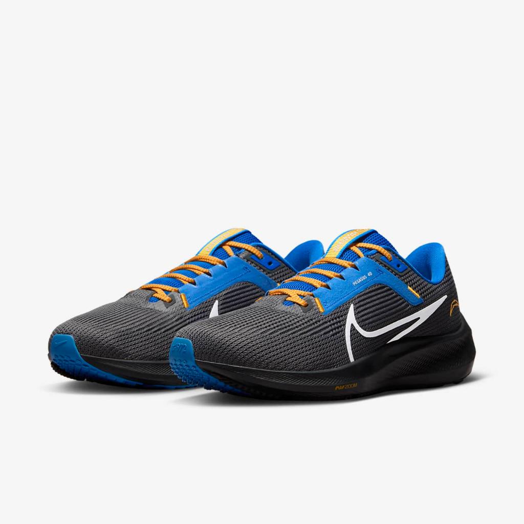 Nike Pegasus 40 (NFL Los Angeles Chargers) Men&#039;s Road Running Shoes DZ5948-001