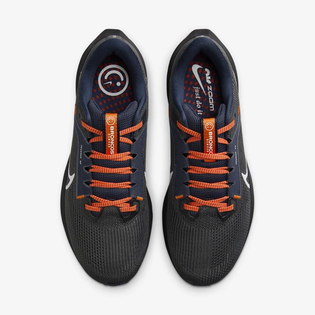 Nike Pegasus 40 (NFL Denver Broncos) Men&#039;s Road Running Shoes DZ5982-001