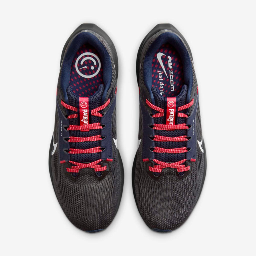 Nike Pegasus 40 (NFL New England Patriots) Men&#039;s Road Running Shoes DZ5987-001