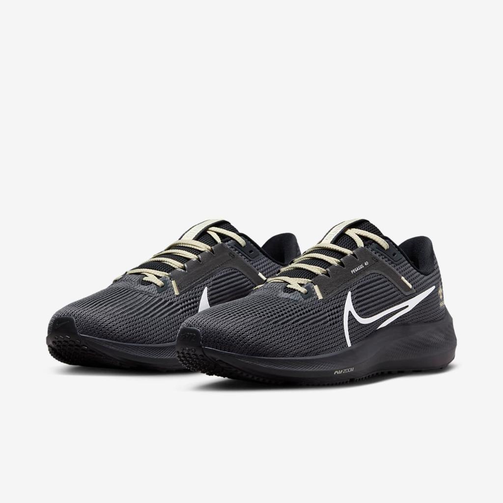 Nike Pegasus 40 (NFL New Orleans Saints) Men&#039;s Road Running Shoes DZ5996-001